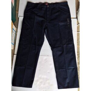 Wrangler Workwear NEW Men's Navy Relaxed Fit 7 Tool Pockets Cargo Pants 42x30